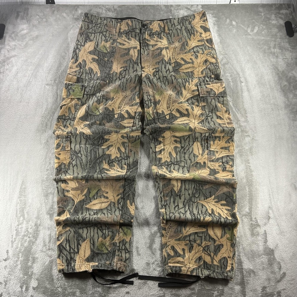 Avid Outdoor Cargo Pants Mens 40x31 Camo Canvas Relaxed Hunting Utility Workwear - Picture 11 of 16